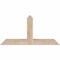 Ekena Millwork Portland Smooth Timber Gable Bracket, Douglas Fir, 36"W x 18"H x 3 1/2"D x 3 1/2"F, 12/12 Pitch GBW036X18X0404POR00SDF - alternate 1
